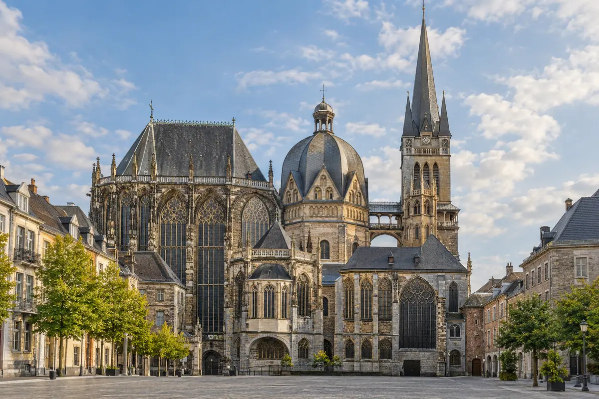 Aachener Dom in Aachen (Städteregion Aachen).