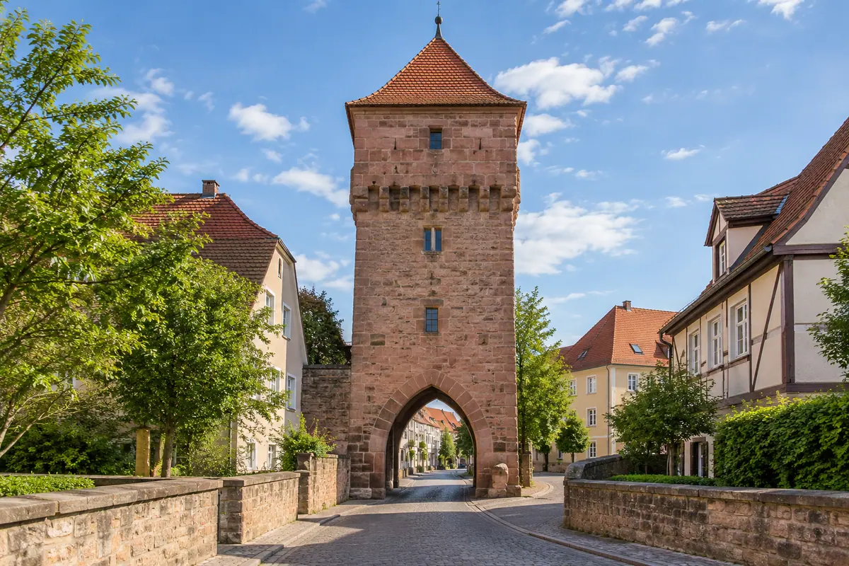Hohntor in Bad Neustadt an der Saale (Landkreis Rhön-Grabfeld).
