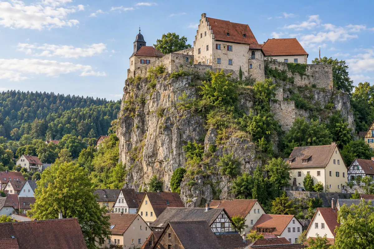 Burg Pottenstein in Pottenstein (Landkreis Bayreuth).