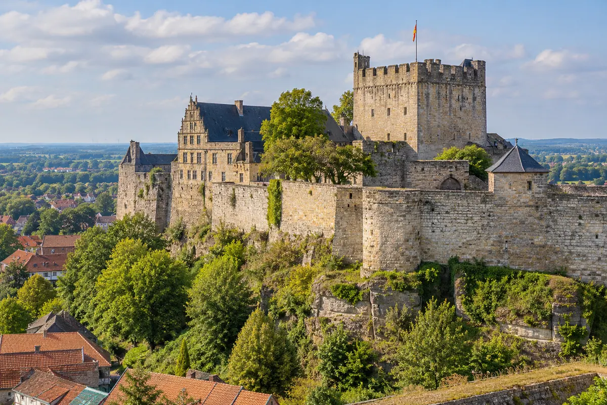 Burg Bentheim in Bad Bentheim (Landkreis Grafschaft Bentheim).