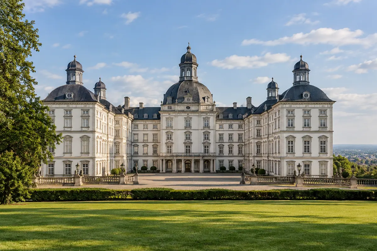 Schloss Bensberg in Bergisch Gladbach (Rheinisch-Bergischer Kreis).