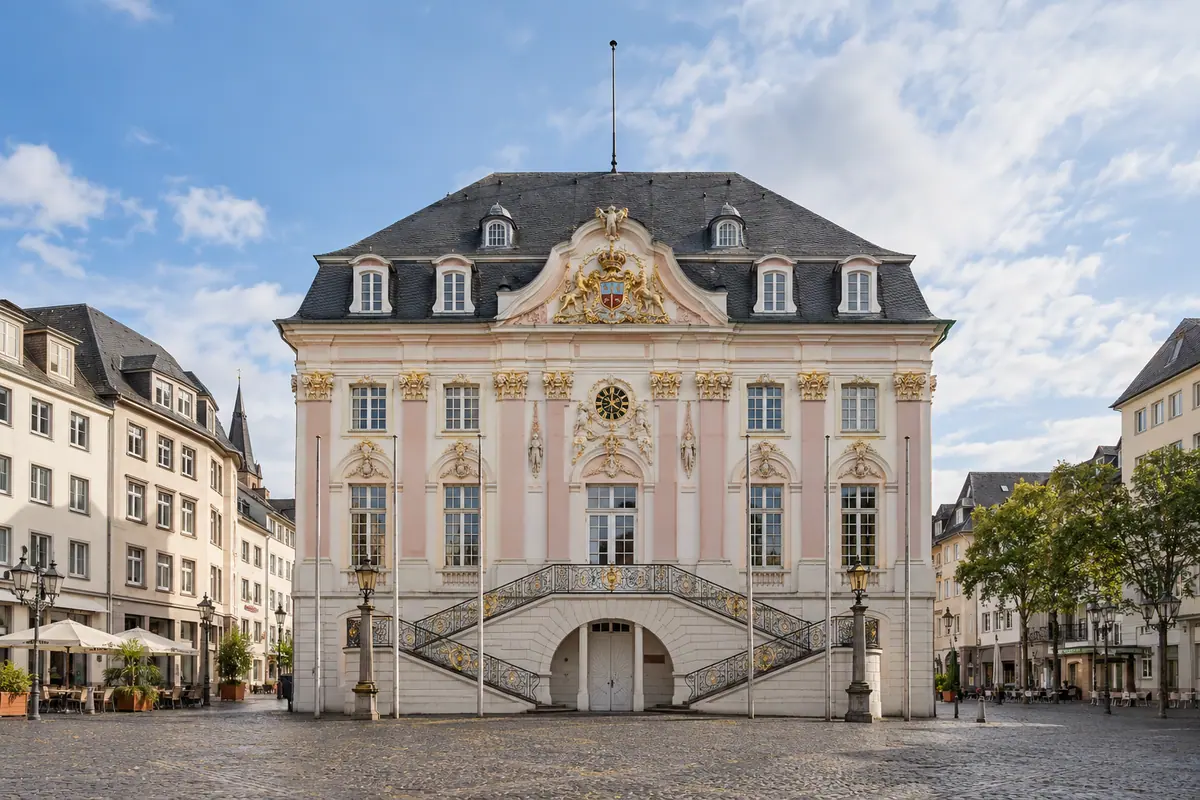 Altes Rathaus am Markt in Bonn.