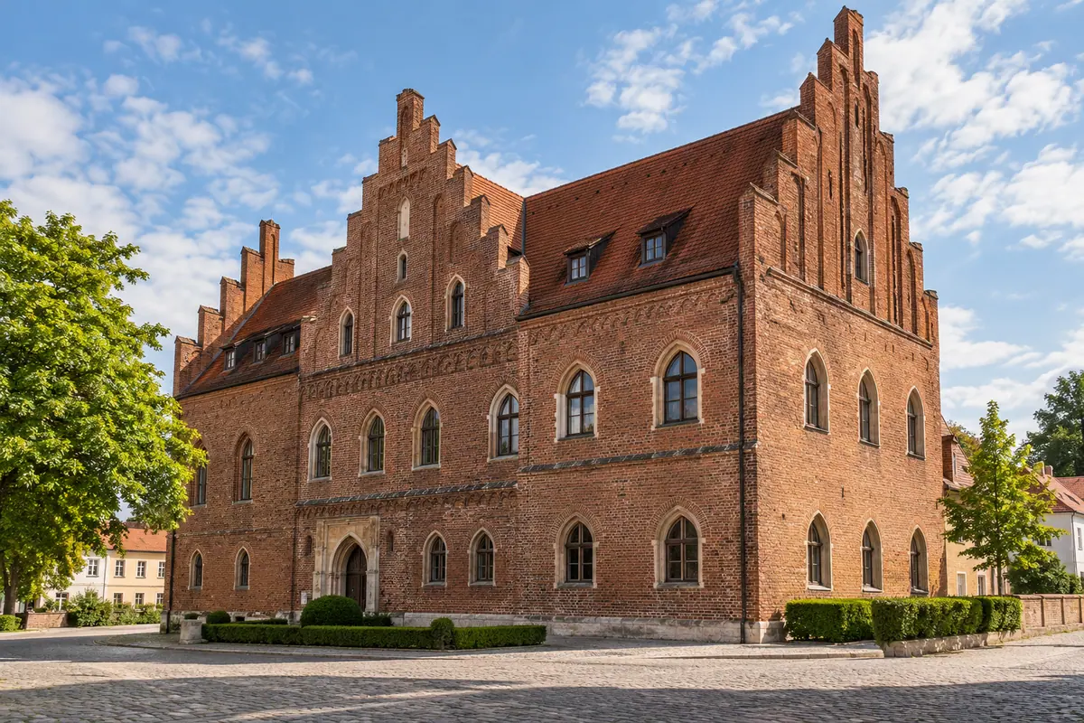 KI-Illustration: Herzogsburg in Dingolfing (Landkreis Dingolfing-Landau).