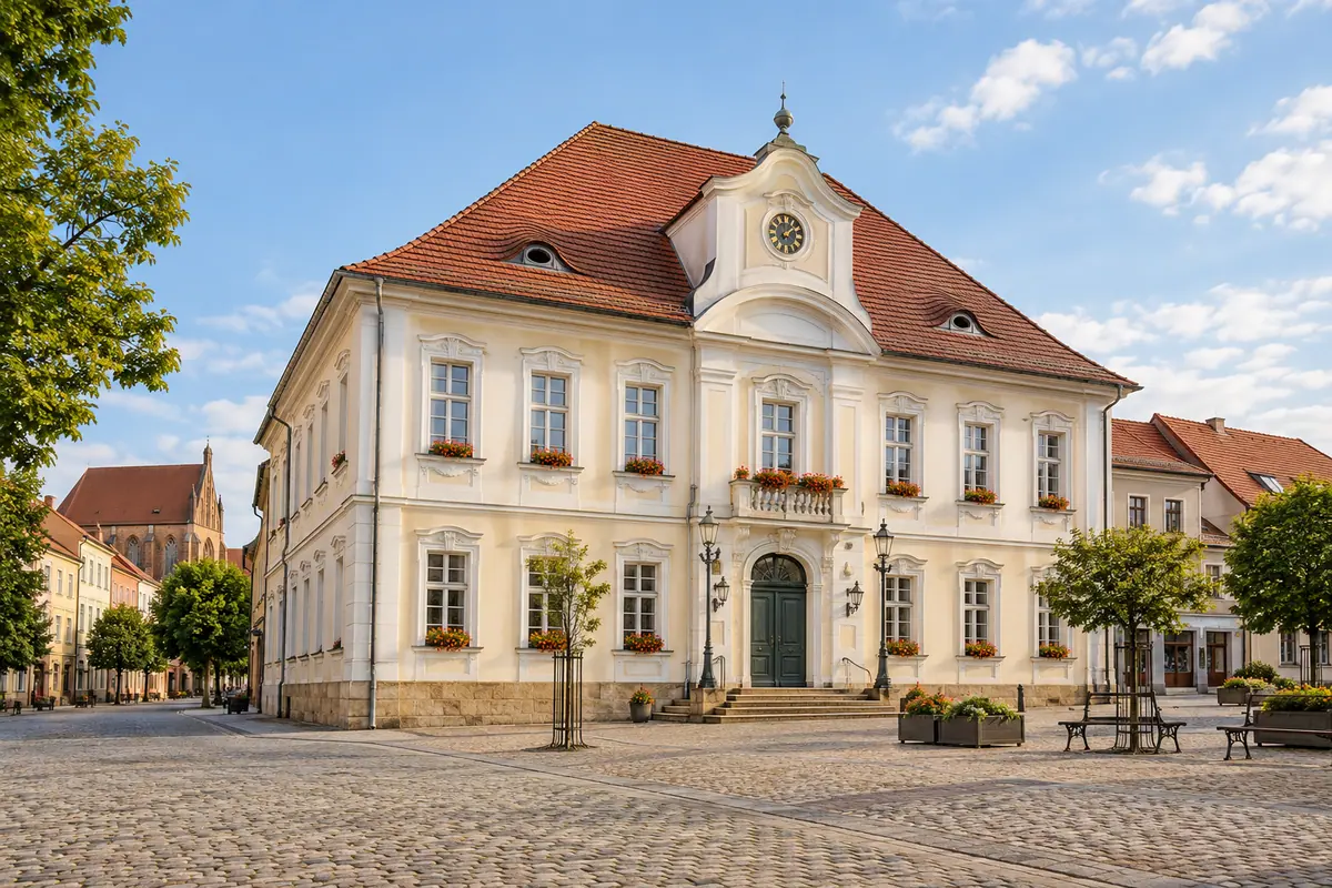 Altes Rathaus in Eberswalde (Landkreis Barnim).