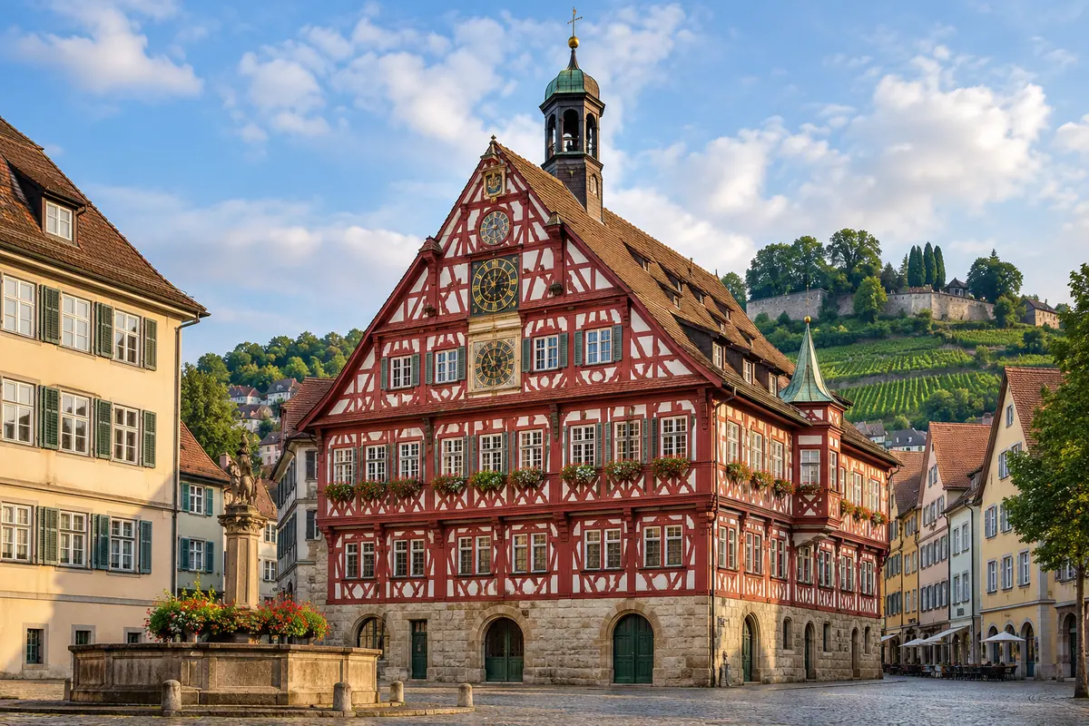 Altes Rathaus in Esslingen am Neckar (Landkreis Esslingen).