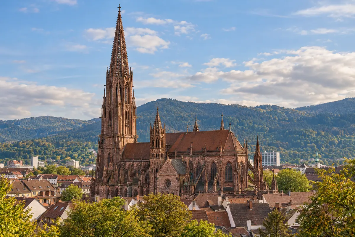 Freiburger Münster in Freiburg im Breisgau.