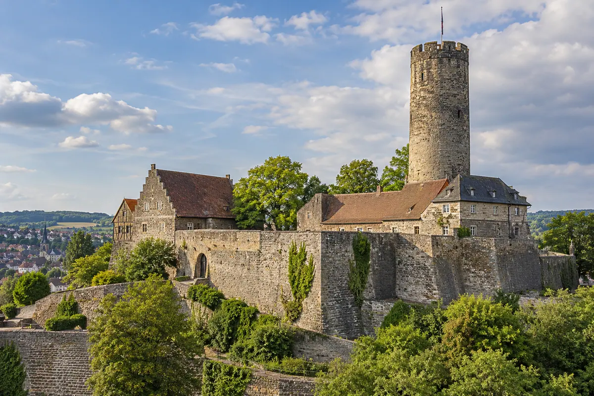 Burg Friedberg in Friedberg (Hessen) (Wetteraukreis).