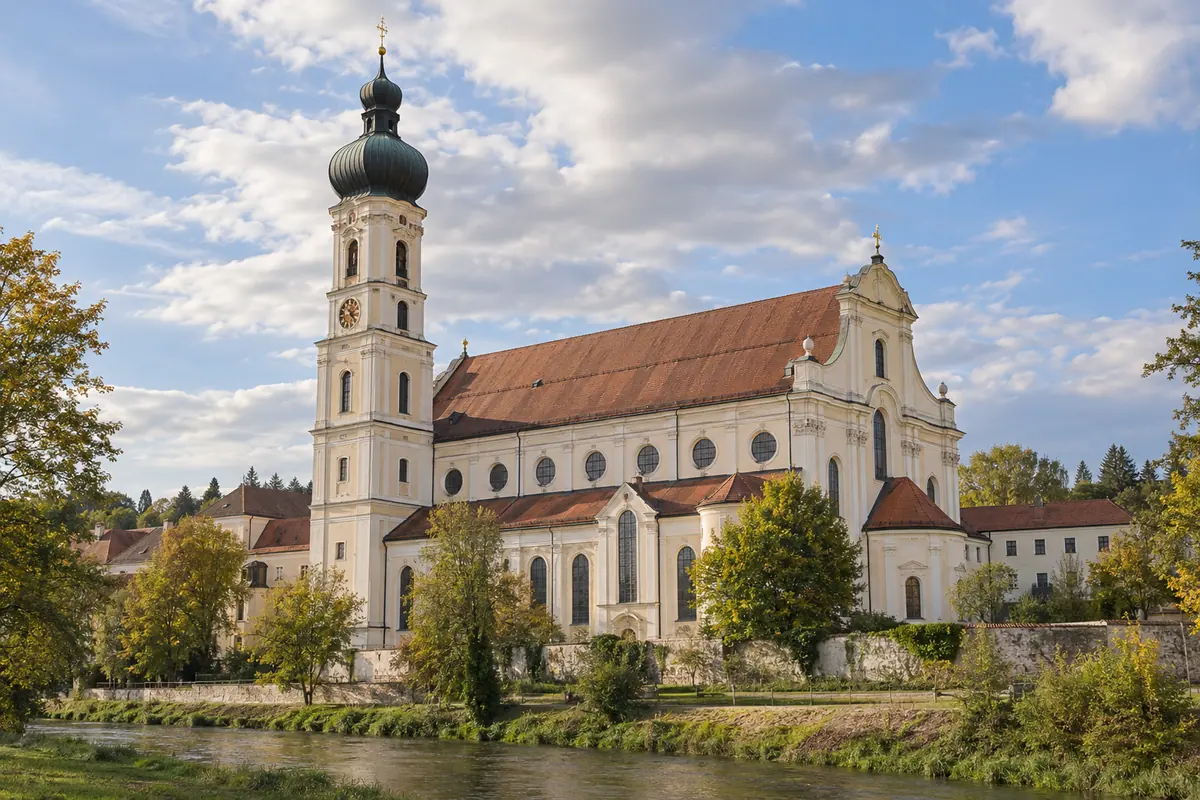Klosterkirche Fürstenfeld in Fürstenfeldbruck (Landkreis Fürstenfeldbruck).
