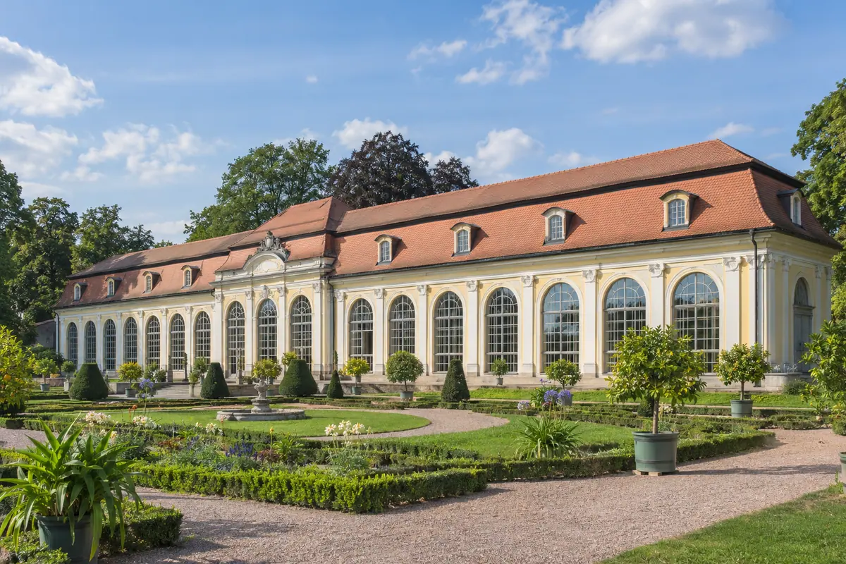 Orangerie im Küchengarten in Gera.