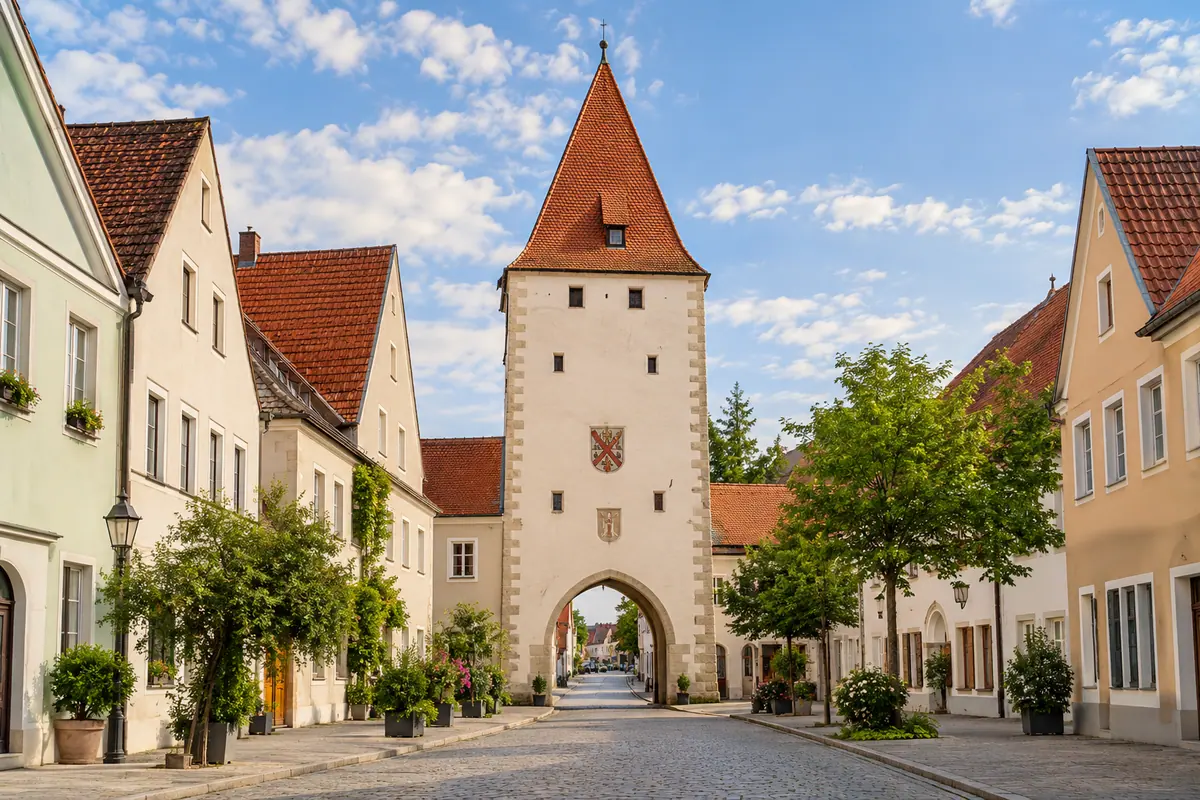 Unteres Tor in Günzburg (Landkreis Günzburg).
