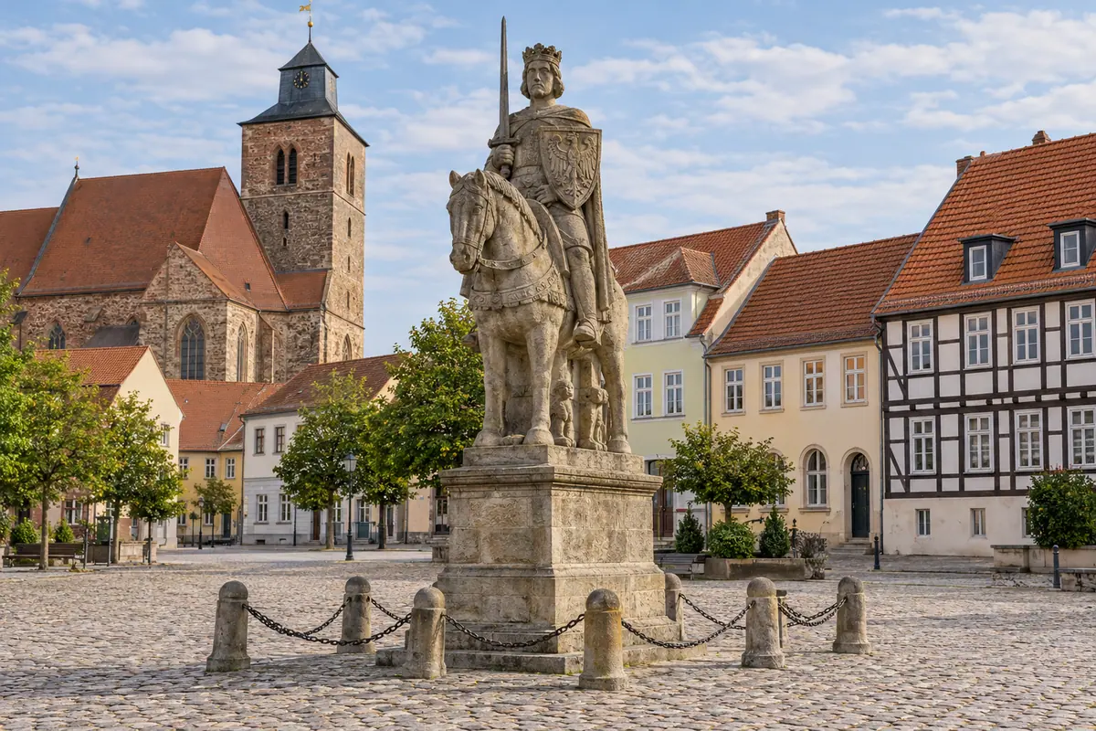 Reitender Roland in Haldensleben (Landkreis Börde).