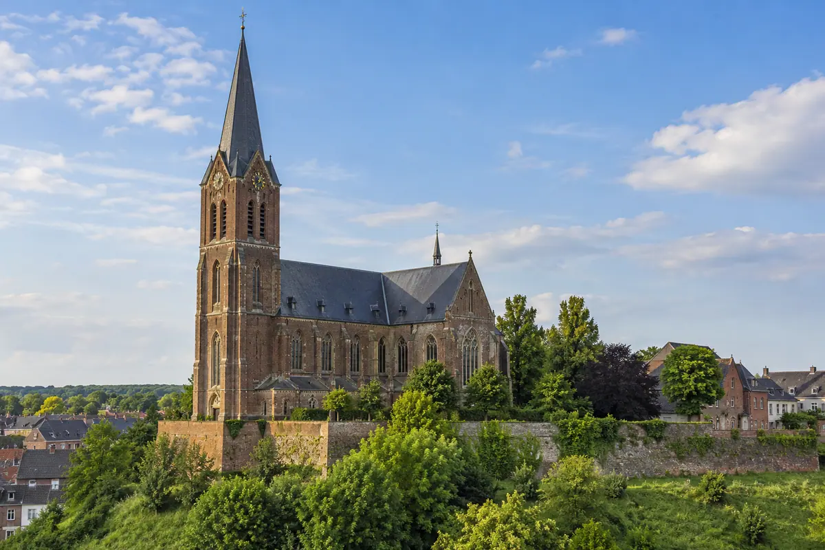 St. Gangolf und Burgberg in Heinsberg (Kreis Heinsberg).
