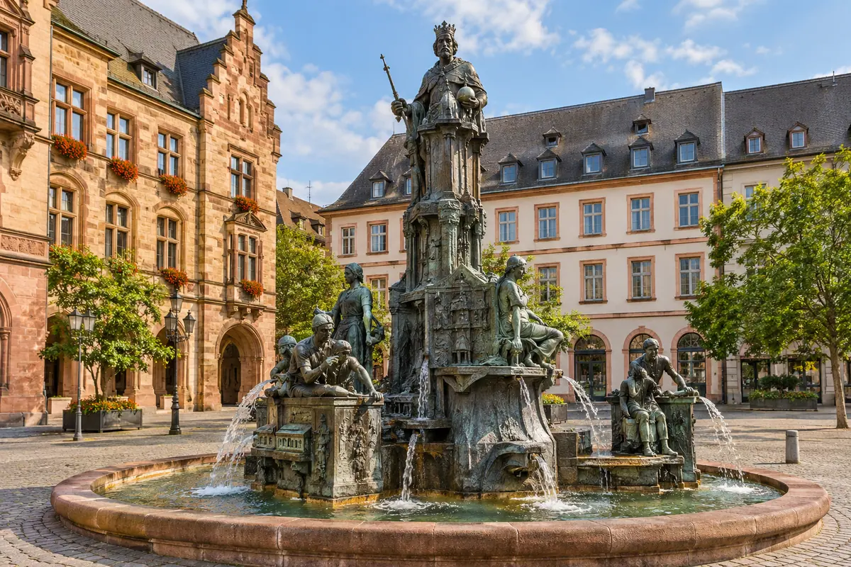 Kaiserbrunnen in Kaiserslautern.