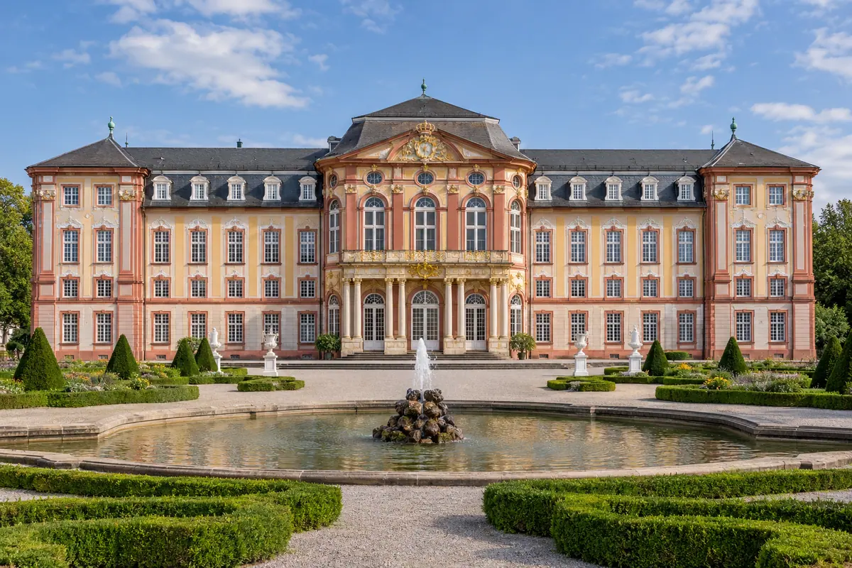 Schloss Bruchsal im Landkreis Karlsruhe.