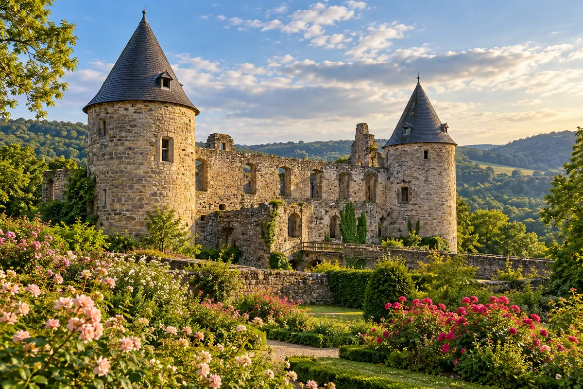 Dornröschenschloss Sababurg im Landkreis Kassel.