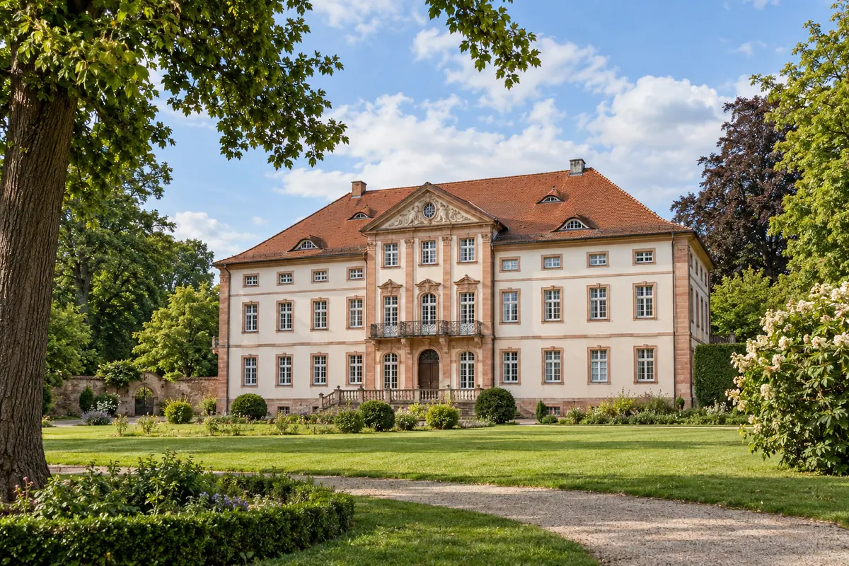 Schloss Fechenbach in Dieburg (Landkreis Darmstadt-Dieburg).