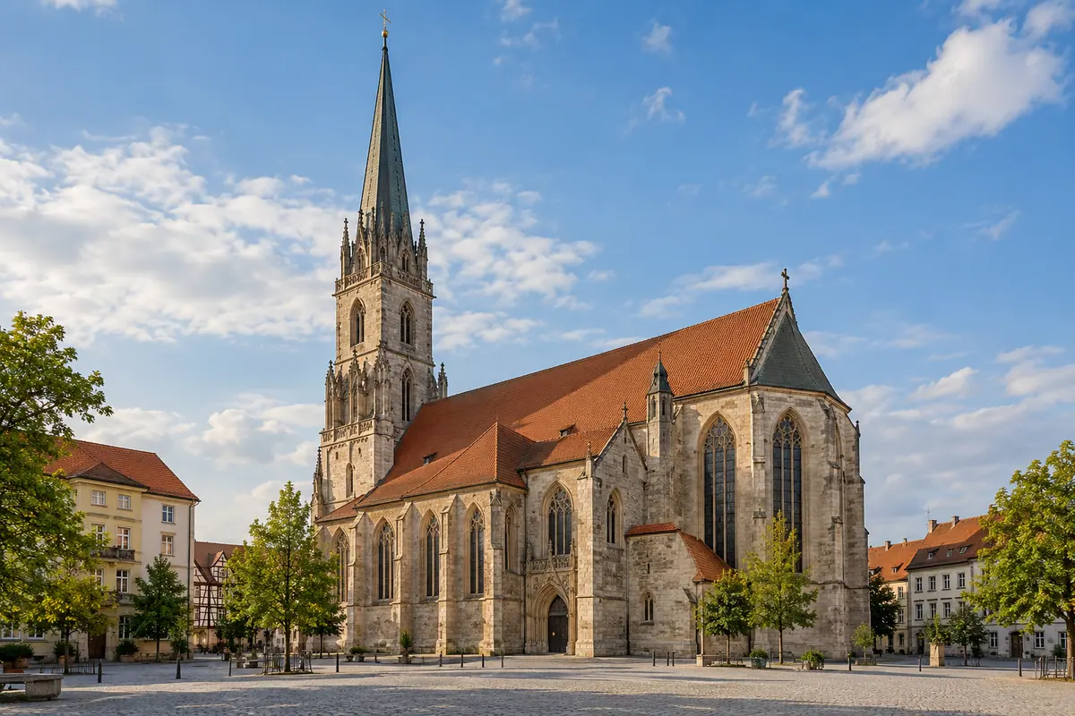 Marienkirche in Mühlhausen (Thüringen) (Unstrut-Hainich-Kreis).