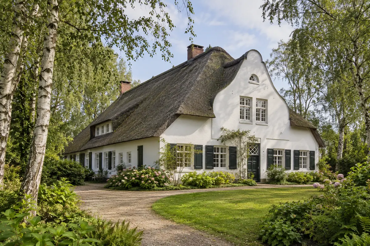 KI-Illustration: Barkenhoff in Worpswede im Landkreis Osterholz.