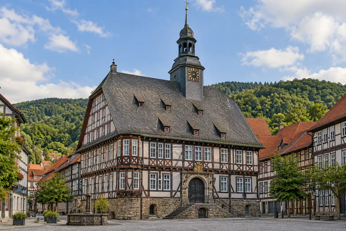 Altes Rathaus in Osterode am Harz (Landkreis Göttingen).