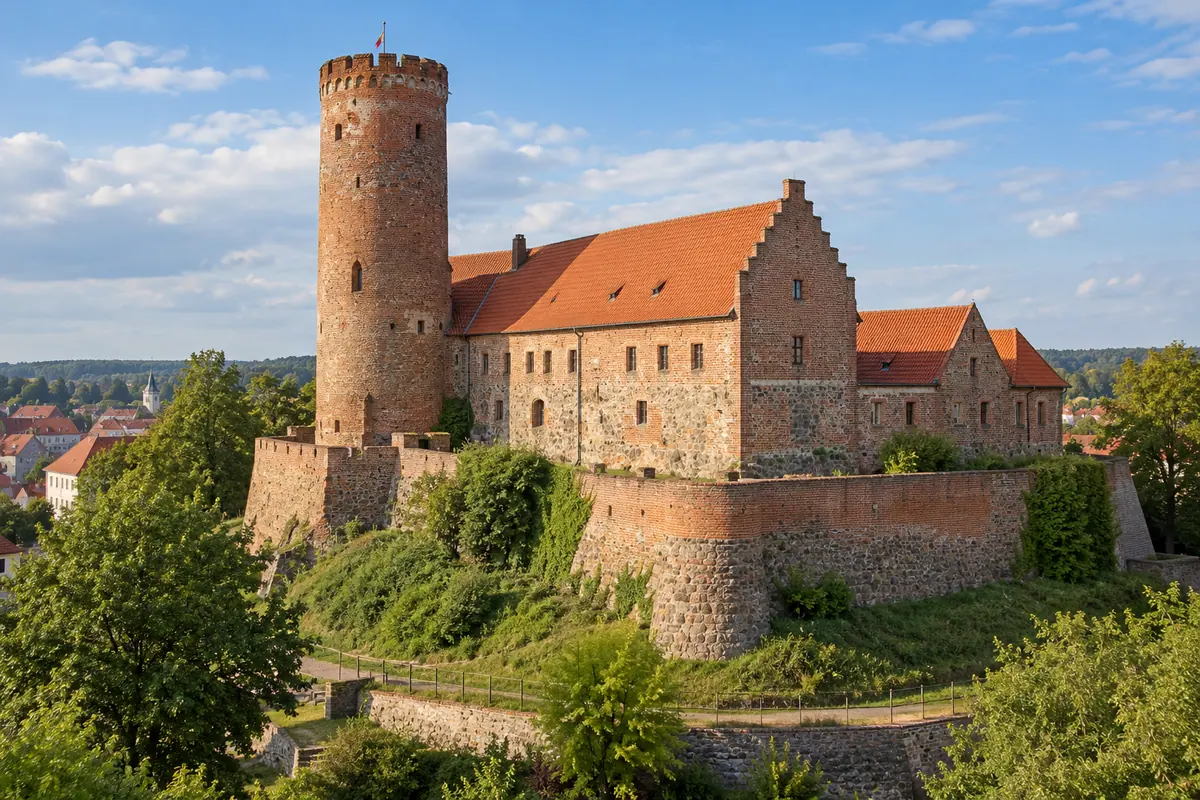 Burg Eisenhardt in Bad Belzig (Potsdam-Mittelmark) (Landkreis Potsdam-Mittelmark).