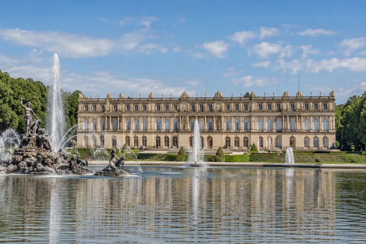 Schloss Herrenchiemsee im Landkreis Rosenheim.