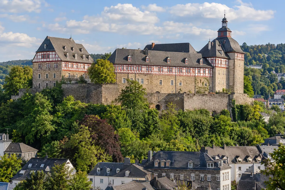 Oberes Schloss in Siegen (Kreis Siegen-Wittgenstein).