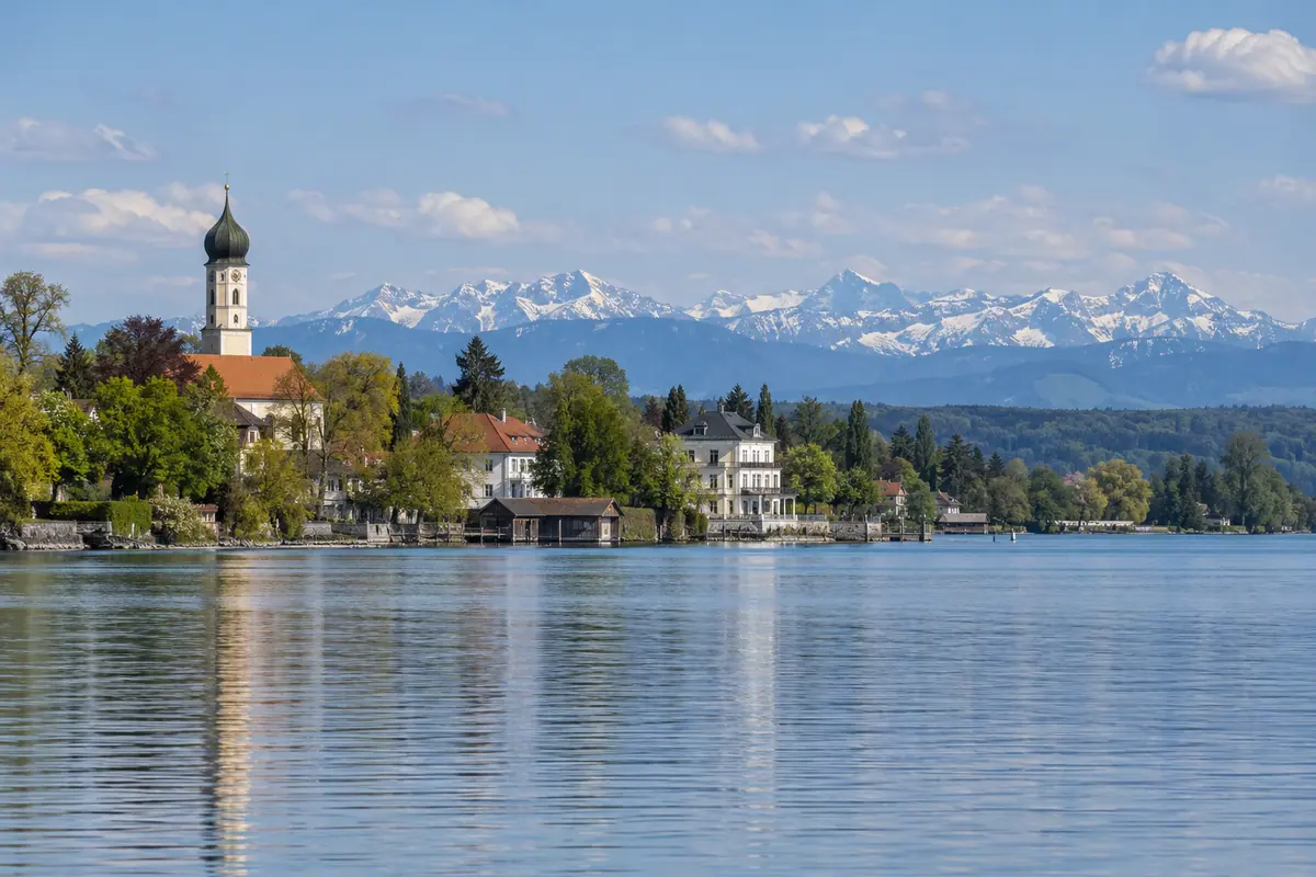 Starnberger See in Starnberg (Landkreis Starnberg).