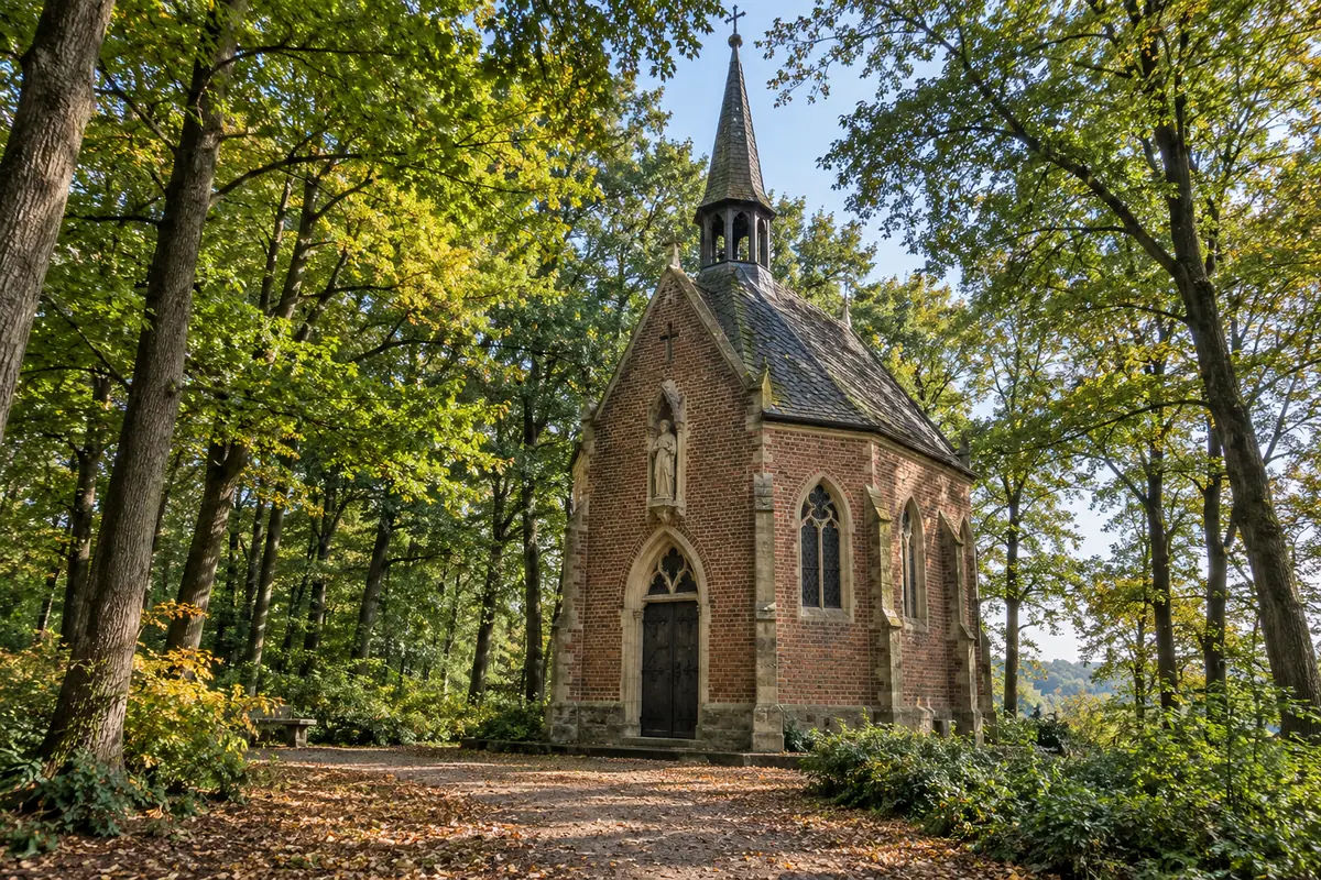 Süchtelner Höhen und Irmgardiskapelle bei Viersen (Kreis Viersen).